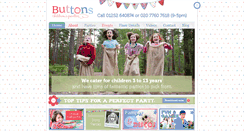 Desktop Screenshot of buttonschildrensparties.co.uk